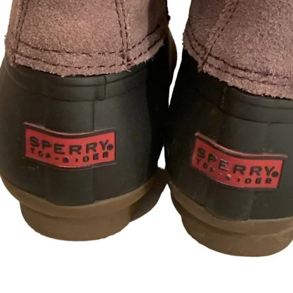Sperry  Topsider Faux Fur Duck Rain Boots - Picture 8 of 11